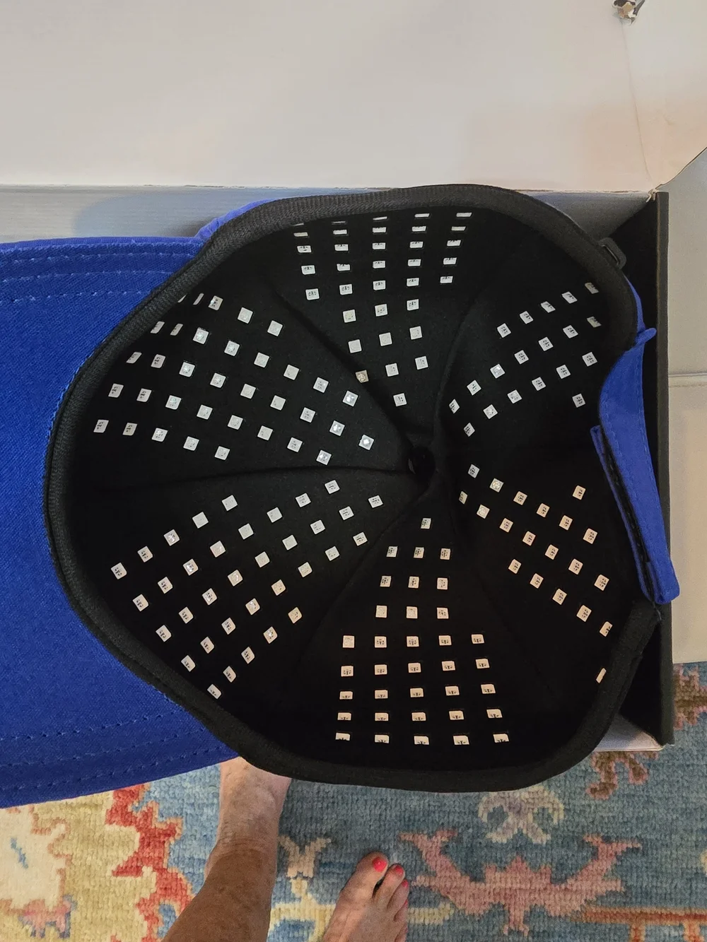 Red Light Therapy Panel HALO Cap For Hair GROWTH AND  HEAD ACHES. New In Box
